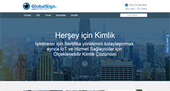 Desktop Screenshot of globalsign.com.tr